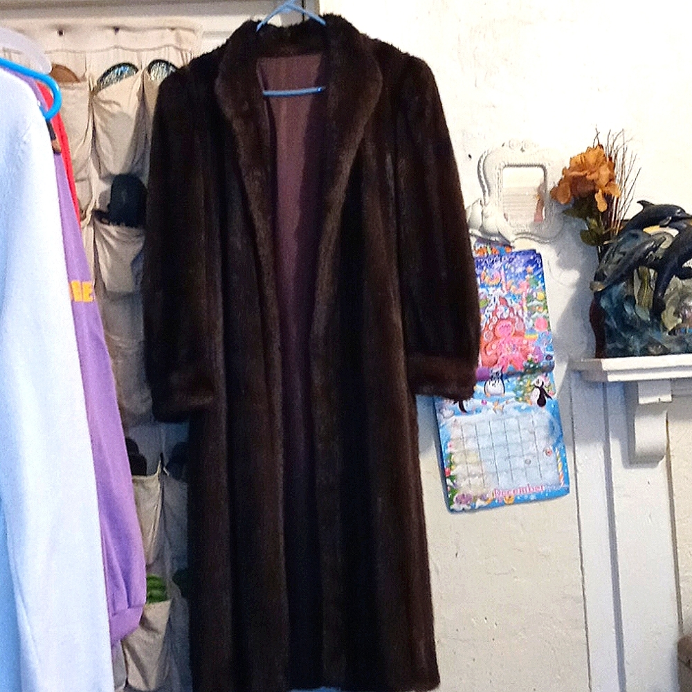 Full Length Brown Mink Coat